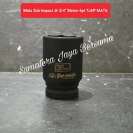 MATA 36mm DR 3/ 4" (6pt) impact Socket wrench 3/4 inch 36 MM Deep Impact Socket CR-V SJB