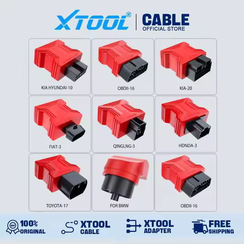 XTOOL Original Universal Main OBD2 Connector for Toyota for Hyundai for Honda for KIA for Fiat work 