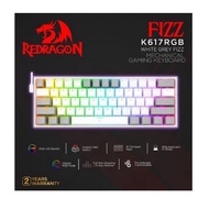 REDRAGON Reddragon mechanical wired gaming Keyboard usb type-c macro 60% 61 keys tkl Fizz rgb k617rg