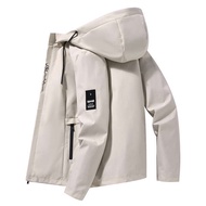 jaket lelaki 2024 jaket kasual lelaki musim bunga dan musim luruh jaket pendek gaya Korea jaket pend