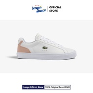 Sneakers Wanita Lond Pro Baseline Leather Trainers - White/Pink (45CFA0048-1Y9) Original