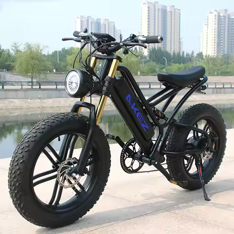 750 W 17.5ah Electric Bike 20 Inch Fat Electric Bicycle Motor Aluminium Alloy Frame E-bike