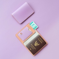 สลักชื่อฟรี! Twelve Passport Cover (โทนDAY) ปกใส่พาสปอร์ต ปกพาสปอร์ตหนัง ซองใส่พาสปอร์ต กระเป๋าพาสปอ