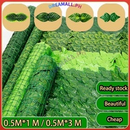 0.5*1M/0.5*3M Leaf Fence Artificial Leaves Hedge Panels Faux Hedge Fencing Grass Wall Panels