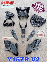 Inner Body Cover Set Black Yamaha Y15ZR V2 Ysuku Standard Original Spare Part Quality Y15 Hitam / Motor Accessories / Inner Cover Set