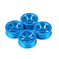 WLtoys 1/28 Aluminium Wheel Rim Set (4pcs) – CNC Alloy Blue Upgrade for K969 K989 K999