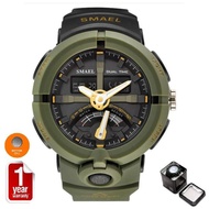 SMAEL นาฬิกาข้อมือผู้ชาย กันน้ำแท้ 100% Sport Digital LED รุ่น SM1637 พร้อมกล่องเหล็ก SMAEL