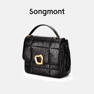 【hot sale】Songmont Medium Lock Chain Small Square Bag