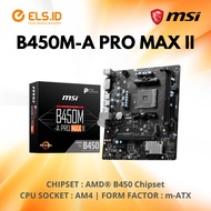 MSI B450M-A Pro Max II (Support AMD 5000 Series)