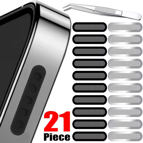 Adhesive Dustproof Net Stickers for IPhone 17 17 Air 17Pro ProMax Anti Dust Phone Trumpet Protective