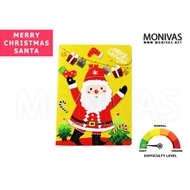 Merry Christmas Santa Greeting Card Crafting DIY Handmade Xmas Gift