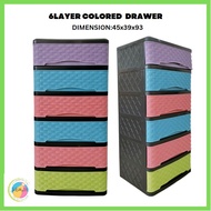 6layer Colored Drawer/drawer/colored drawer/6 layer colored drawer/lagayan ng damit/lagayan ng larua