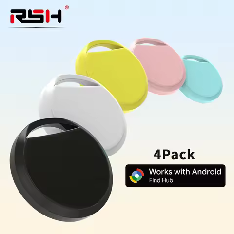 4-Pack Beyond Bluetooth Locating Tracker Android Tag Work With Google Find App Key Parcel Locator fo
