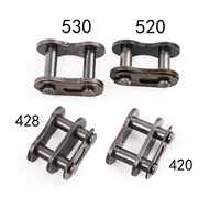 Motorcycle Chain Buckle 428/520/525/530Type Thick Oil Seal Chain Lock Ring Chain Joint Link for Hond