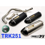 Exhaust Benelli TRK251 Leoncino 250 Project79 Full System Tabung Muffler Leoncino250 TRK 251 Ekzos Motor Accessories