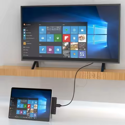 USB C Docking Station For Pro9/8/X 4K Resolution Aluminum Alloy 5Gbps Data