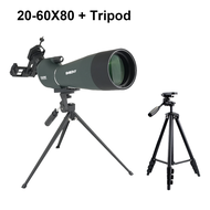 SVBONY SV28A 20-60X80 เวอร์ชันใหม่ /25-75X100 กล้องส่องทางไกลแบบตาเดียว เลนส์วัตถุรูรับแสงกว้างแบบ F