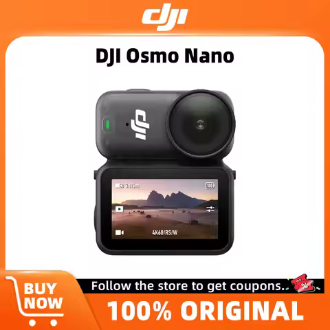 DJI Osmo Nano (64GB/128GB) All-New 1/1.3" Sensor - 4K/60fps & 143° Wide FOV-10bit & D-Log M Color Pe