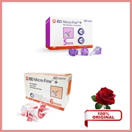 BD Micro-Fine Pen Needle 5mm / 6mm (100s) | Jarum Pen Insulin Ultra Halus | Untuk Semua Jenis Pen