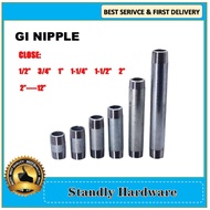 GI NIPPLE PIPE（12 x 2---12 x 12)