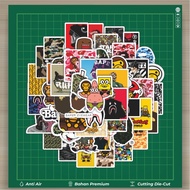 HOT 50 PCS STICKERS Bape Shark Stickers Fashion Cars Decal Cool Card Album Custom Vinyl Waterproof -