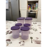 (Tupperware) Purple cylinder container