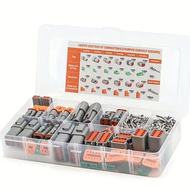 ตัวเชื่อมต่อซีรีย์ Deutsch DT 188/250ชิ้นหน้าสัมผัสประทับขนาด16ช่องหัวต่อไฟฟ้ายานยนต์กันน้ำได้