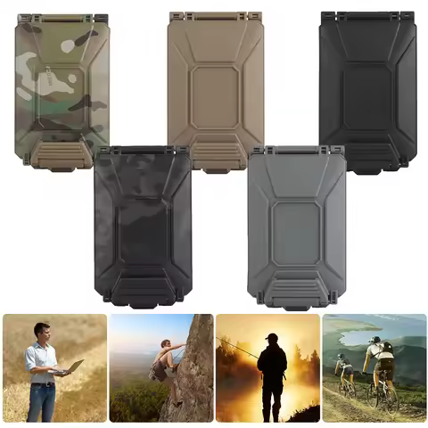 Battery Storage Case Waterproof Battery Organizer Holder Case with Movable Inserts For CR2032 AAA 18