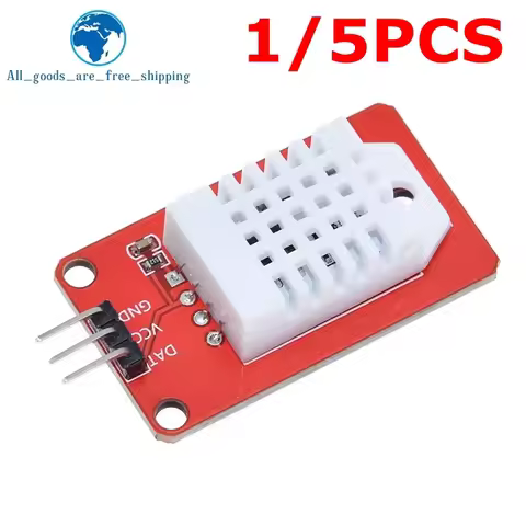 TZT 1/5PCS Digital Temperature Sensor / Humidity Sensor AM2302 DHT22 Sensor Module For Arduino elect