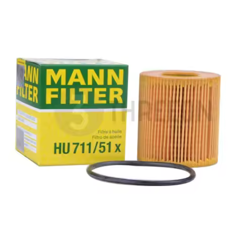 MANN FILTER HU711/51x M Oil Filter For MITSUBISHI Outlander GEELY SC7 Emgrand GL GS Vision X6 PEUGEO