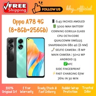 New Smartphone Original Oppo A78 4G [8+8Gb Ram+256Gb Rom | 67W SuperVooc | 6.43" FHD+ Amoled Screen 