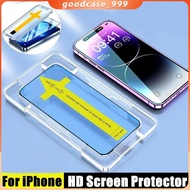 One-click Installation Screen Protector for iPhone 14 11 12 15 13 Pro Max 7 8 Plus HD Tempered Glass