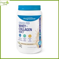 Progressive - 乳清蛋白粉 + 膠原蛋白 & MCT - 雲呢拿味 700 克 (包裝隨機提供) [平行進口] 此日期前最佳:2026年12月31日