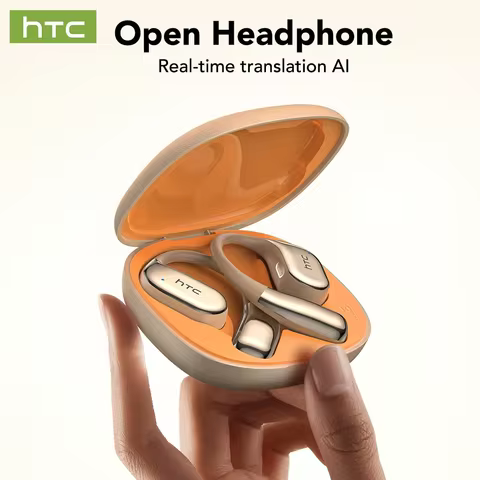 【AI Translator Earbud】 HTC NE39 Earphones Bluetooth OWS Sports Wireless Headphones Noise Reduction E
