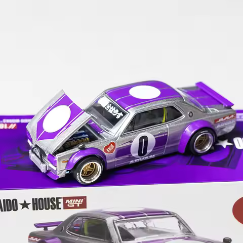 KAIDO MINIGT 1:64 KPGC10 kyline 2000 GTR alloy car model 165