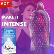 COD 10 pcsbox Male Condom with Bolitas Condom with Spike Condom Men for Sex