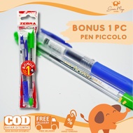 Zebra Sarasa Clip 0.5 Blue + Free Pen Piccolo Sarasa Clip Gel Pen/ Set Zebra Sarasa Clip 0.5 Blue/