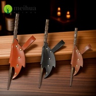 MEIHUAA Wand Sheath Waist Holder, PU Leather Cosplay Accessories Wizard Sorcerer Wand Holder, Fantas