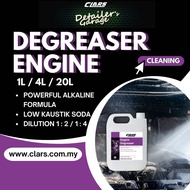 Clars  Engine Degreaser Chemical 1L/4L - Engine Degreaser / Degreaser Cleaner / Chemical Car Wash