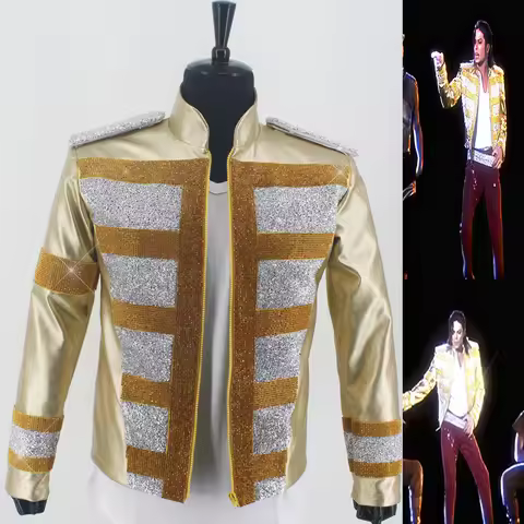 Rare MJ Michael Jackson Shocked New Fashion 3D Holographic Slave To The Rhythm LIVE Billboard Music 
