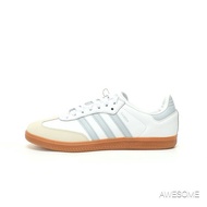 Adidas Originals Samba OG"White Halo Blue Gum" Football Training Hundred Style Low Casual Sports Sho
