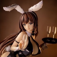高質版原盒 香月芽郁 長腿黑絲VERSION 兔女郎 服務生 1/4 46CM FIGURE手辦擺件
