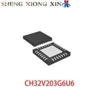 5pcs/lot CH32V203G6U6 QFN-28 Microcontroller Unit