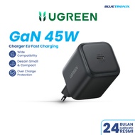 Ugreen Type-C Charger Head Adapter Gan Series 45W Fast Charging Black / 65052
