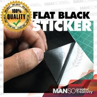 Flat Matte Black Car Sticker Vinyl Wrap Car Body Sticker Decal