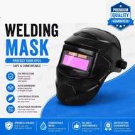 Welding Mask Solar Auto Darkening Face Shield Helmet Topeng Kimpalan Gelap Kuasa Solar Pelindung Muk