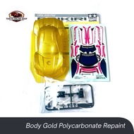 Tamiya Body 95486 Left Body Gold Special Polycarbonate Repaint MS Chassis Body TamiyaOriginal