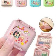 Mini 6-Compartment Portable Pill Box, Medicine Storage Box, Travel Pill Box, Printed With "My Pill B