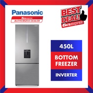 Panasonic NR-BX460WSMY 2-Door Bottom Freezer Inverter Fridge / Refrigerator / Peti Sejuk