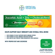 Berocca Immuno 15 Effervesecent Tablets Tube
